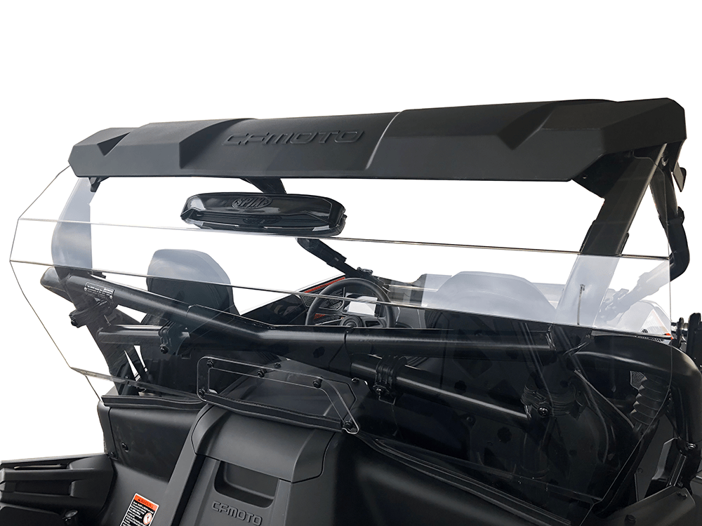 Rear Vented Windshield Clr Cf Moto