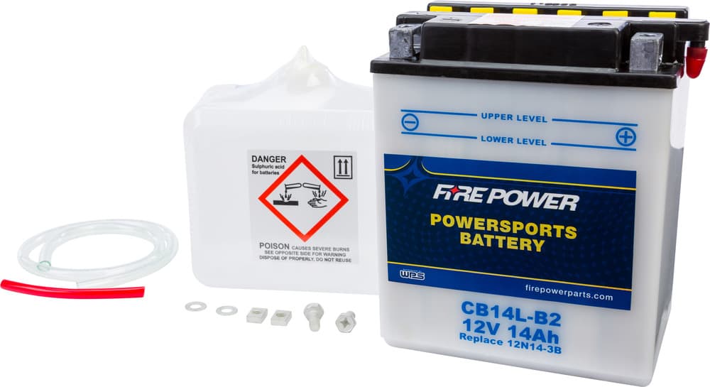FIRE POWER 12V Heavy Duty vehicle battery - CB14L-B2