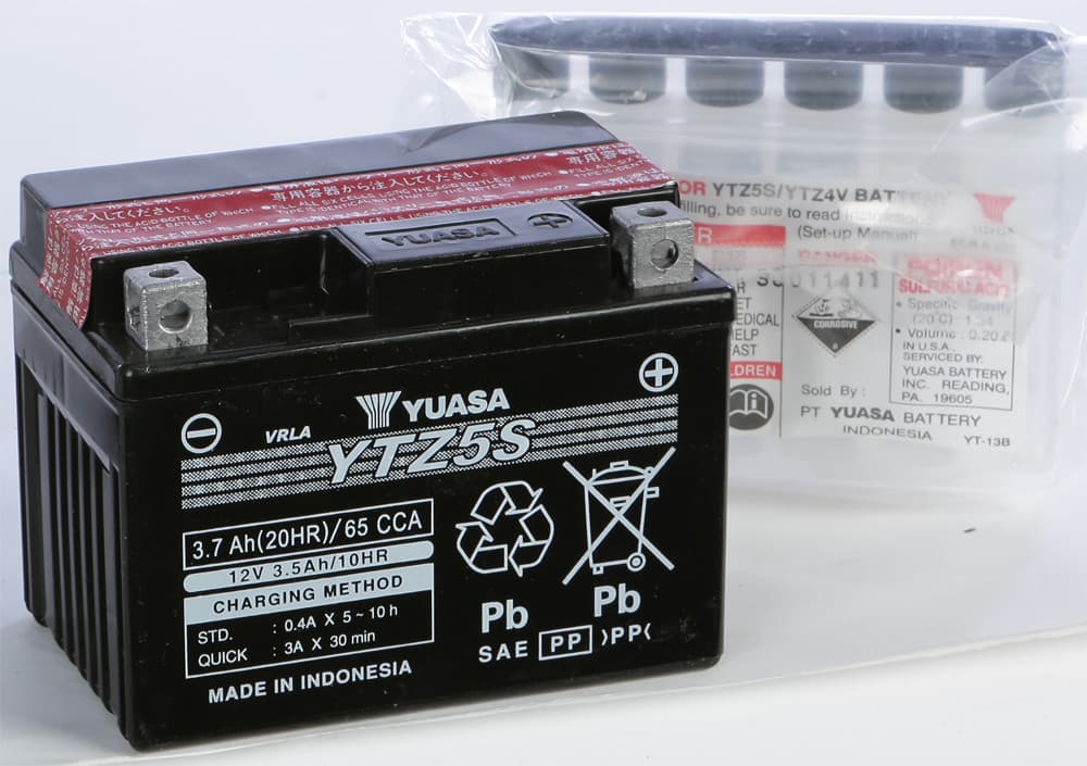 YUASA - YUAM62TZ5 - Agm Maintenance Free Battery