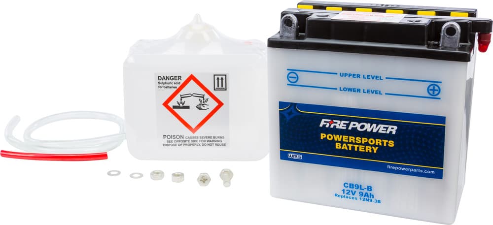 Battery W/Acid CB9L-B 12V Heavy Duty