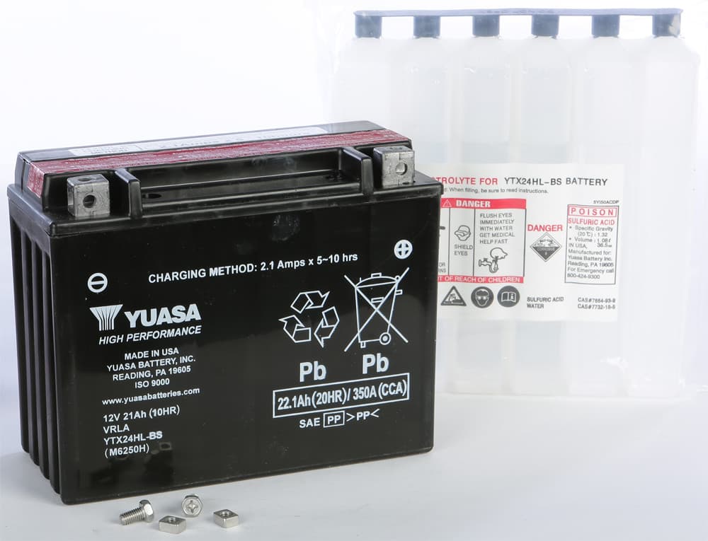 YUASA - YUAM6250H - Agm Maintenance Free Battery