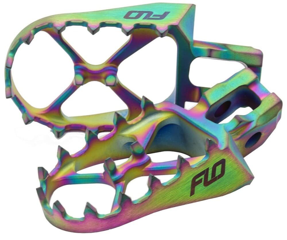 FLO MOTORSPORTS Titanium Foot Pegs foot peg floorboard - TI-793JET