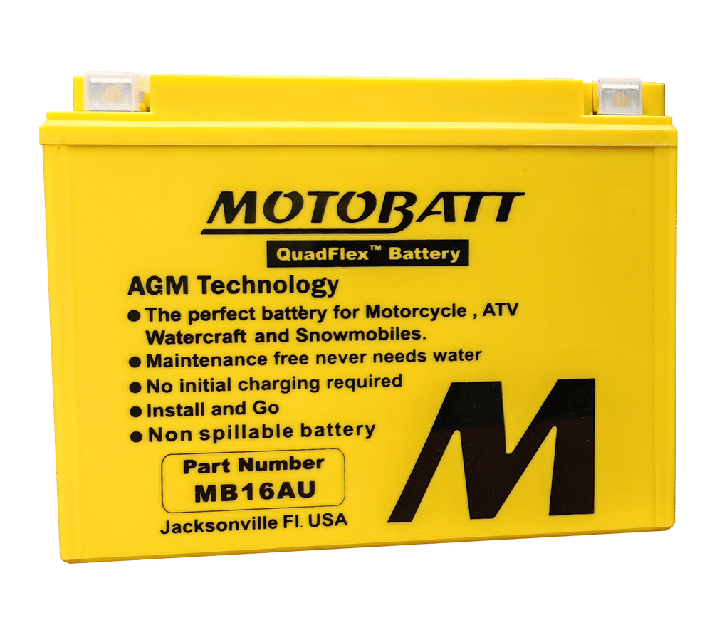 MOTOBATT - MB16AU - Motobatt Quadflex Agm Batteries