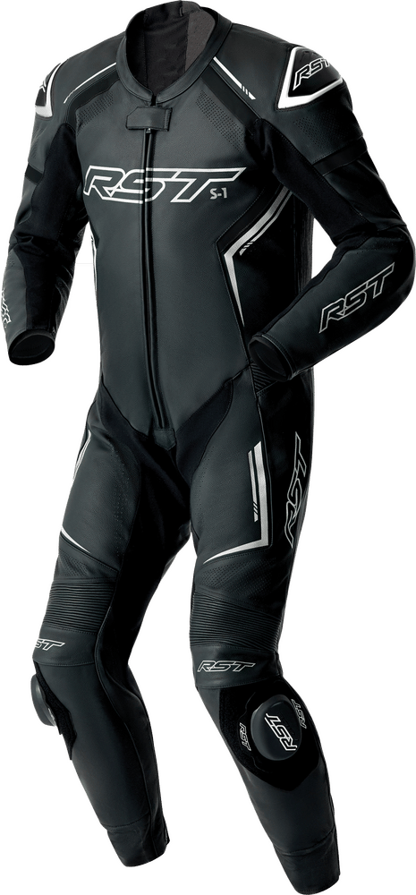 RST - 103604WHI-38 - S1 D3o Suit Blk/Whi Leather Xs