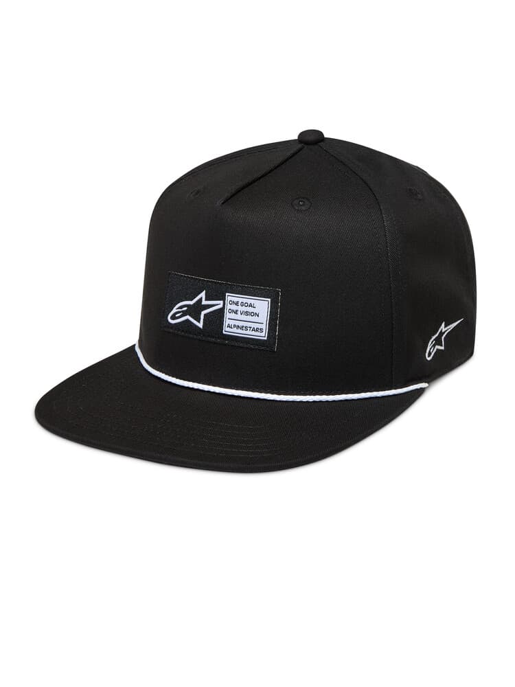 ALPINESTARS - 12368143810OS - Label Snapback Hat - Black - One Size