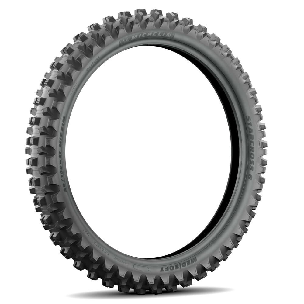 Michelin StarCross 6 Medium Soft 80/100-21 Dirt Bike Tire - 72079