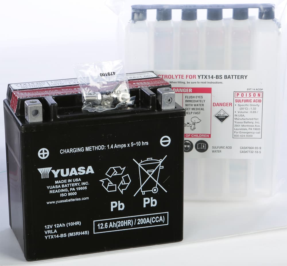 YUASA - YUAM3RH4S - Agm Maintenance Free Battery