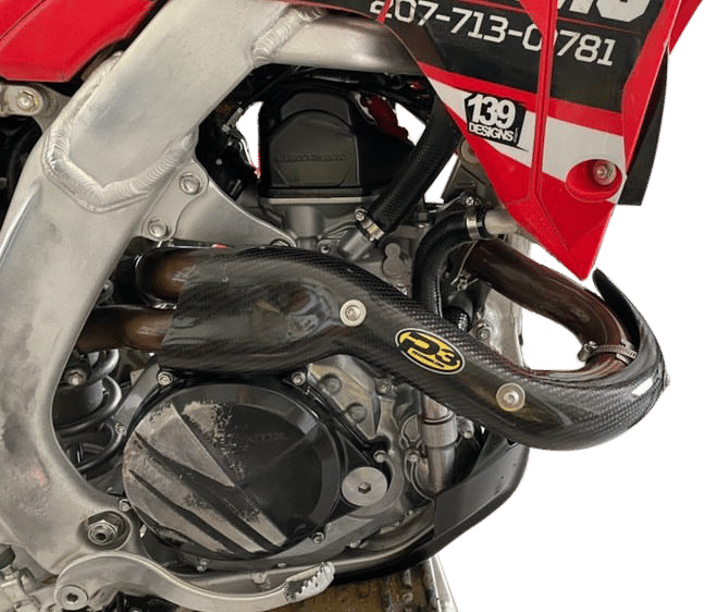 P3 - 205076 - Carbon Fiber Header Heat Shield