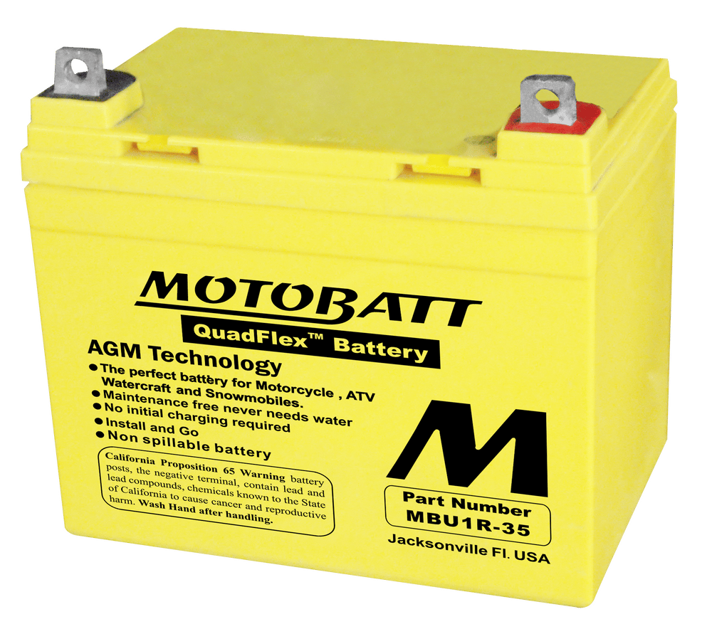 MOTOBATT - MBU1-35 - Motobatt Quadflex Agm Batteries