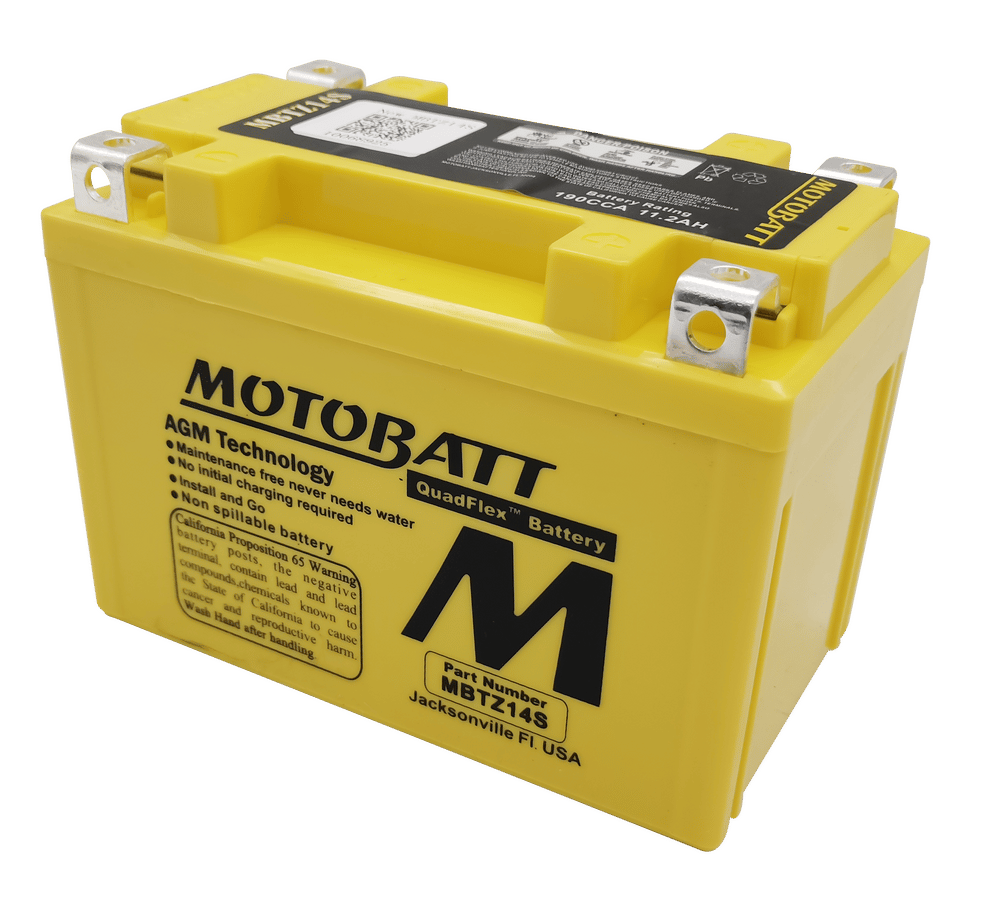 MOTOBATT - MBTZ14S - Motobatt Quadflex Agm Batteries