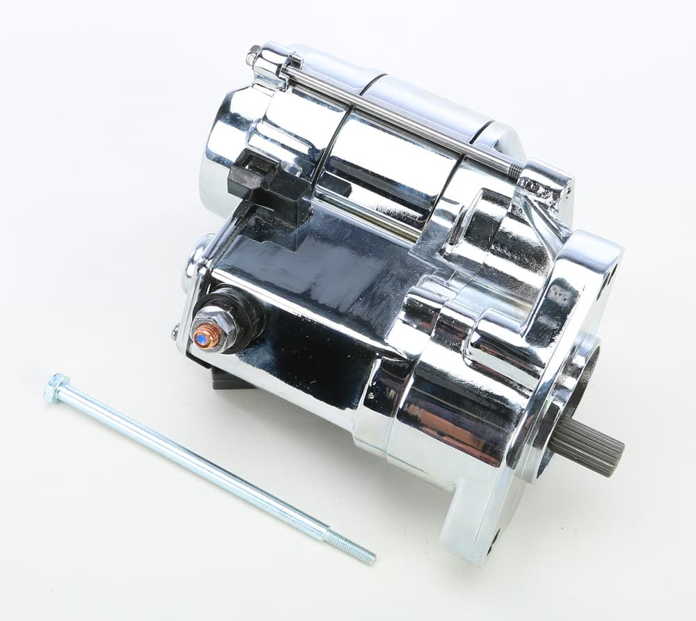 Big Twin Starter 1.7KW Chrome 10-32 Shaft