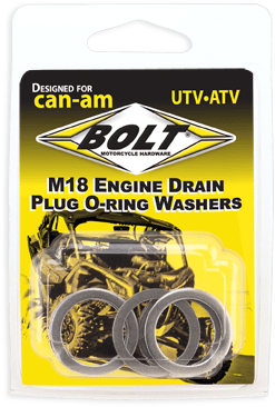 Engine Drain Plug Washer M18X24 Aluminum 5PK