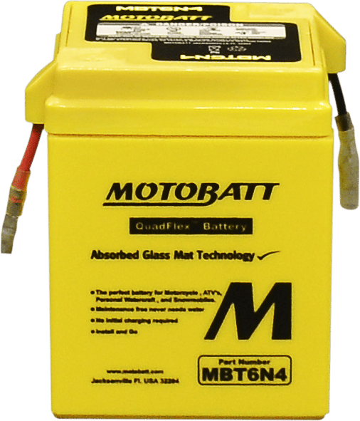 MOTOBATT - MBT6N4 - Motobatt Quadflex Agm Batteries