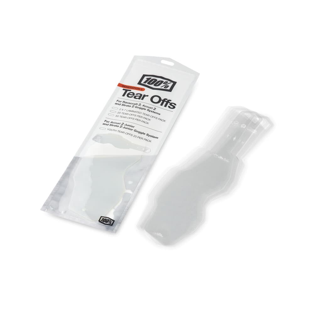 100% Accuri 2 / Strata 2 Junior Standard Tear-Offs