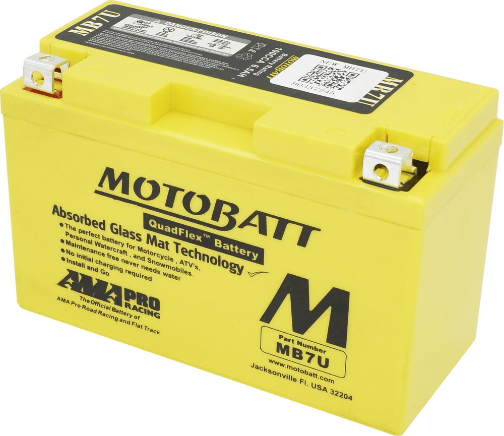 MOTOBATT - MB7U - Motobatt Quadflex Agm Batteries