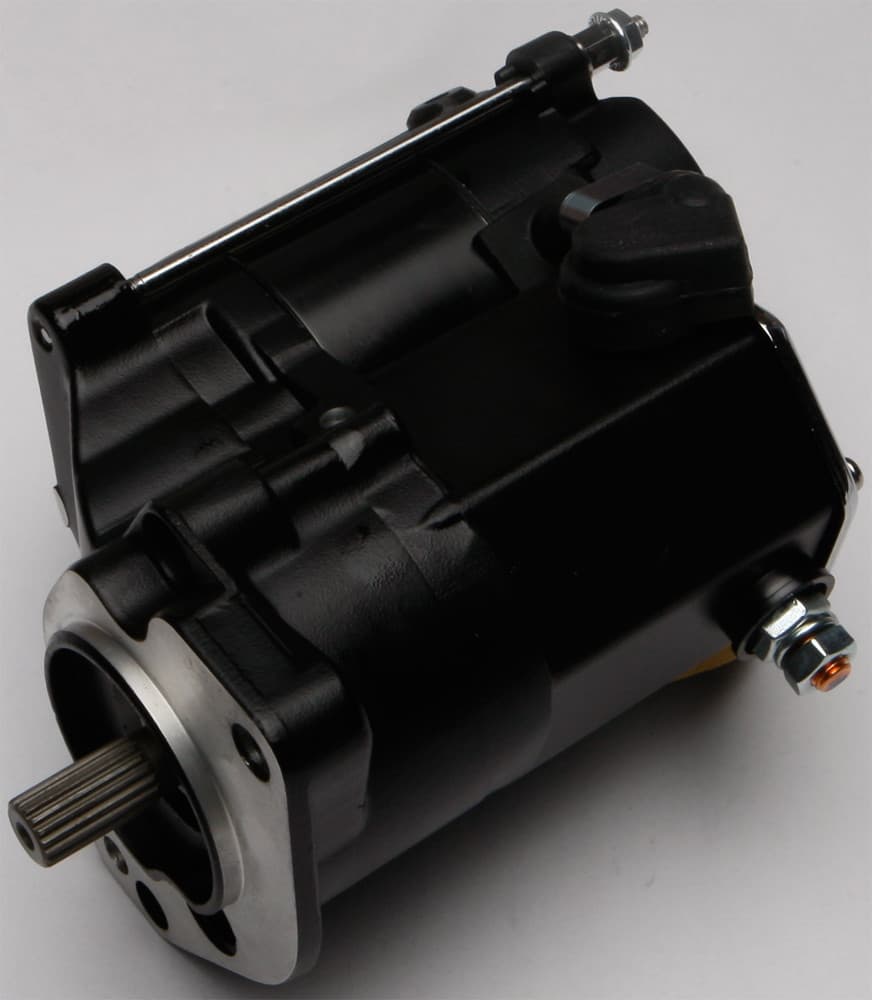Big Twin Starter 1.7KW Black 10-32 Shaft