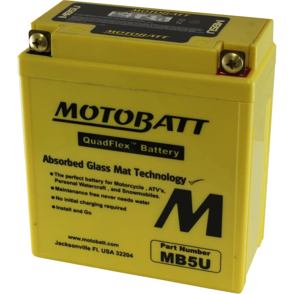 MOTOBATT - MB5U - Motobatt Quadflex Agm Batteries