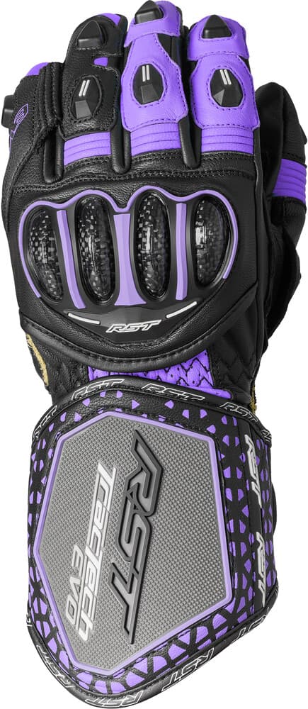 RST - 103495PNK-06 - Tractech Evo 4 Ce Ladies Glove Black/Fushia/Grey Leather Sm