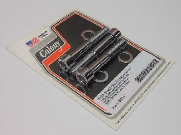 COLONY MACHINE XL/FXD/FLST Caliper Mount Kit Brake Hardware Cover