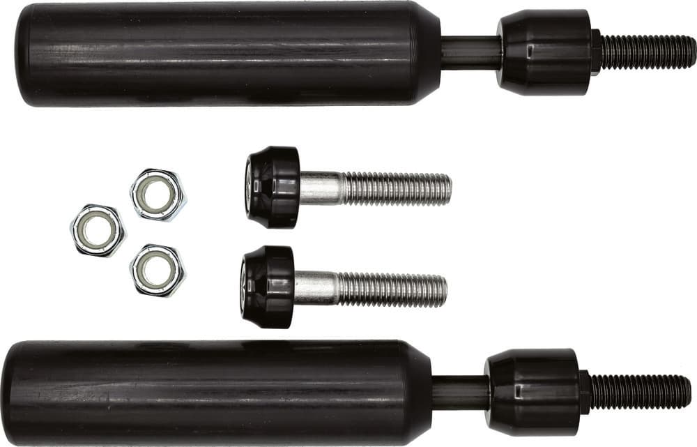 Shock Mount Sliders Black Dyna 09-17