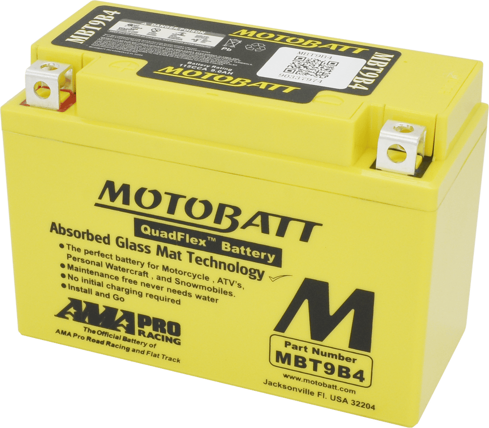 MOTOBATT - MBT9B4 - Motobatt Quadflex Agm Batteries