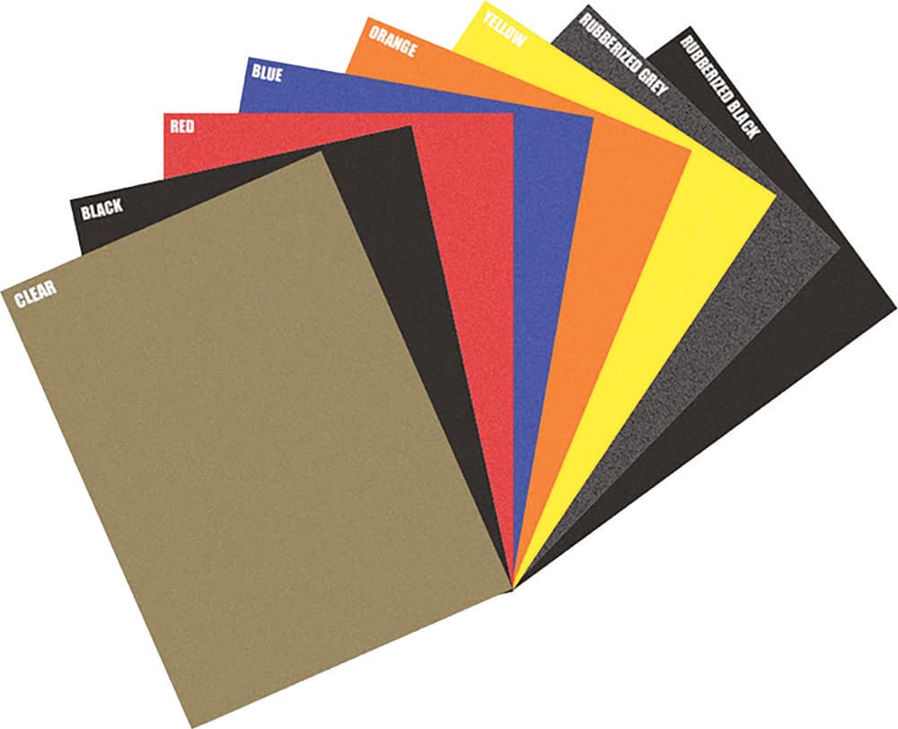 Grip Tape Sheet Rubberized Black 12"X18"