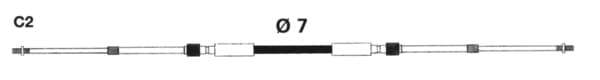 Universal 33C Control Cable - C2