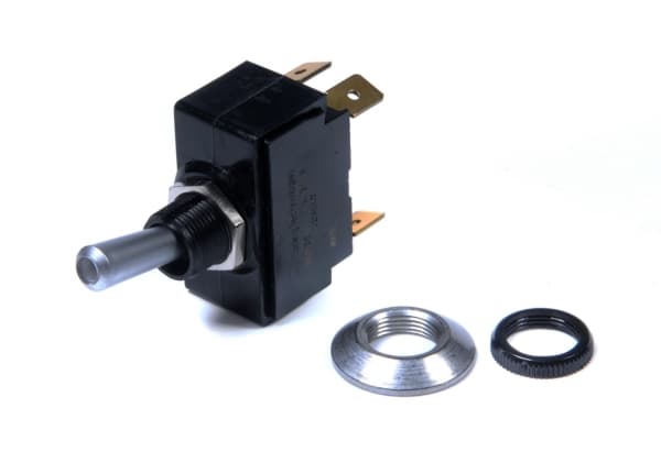 Satin Chrome Tip Lit Toggle Switches