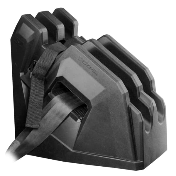 Firearm holder in cabin on seat