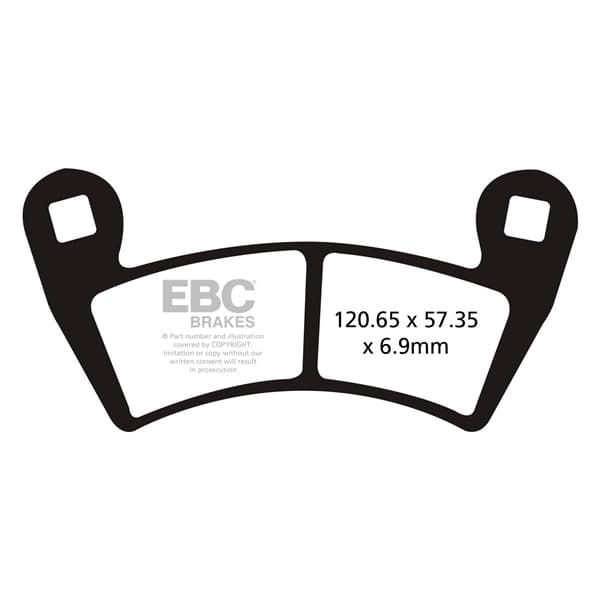 "X" Carbon Graphite Brake Pad