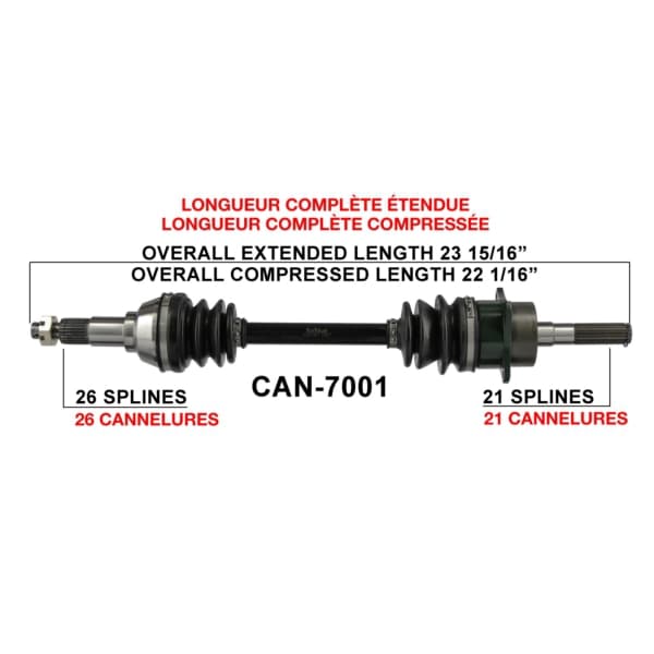Complete Axle