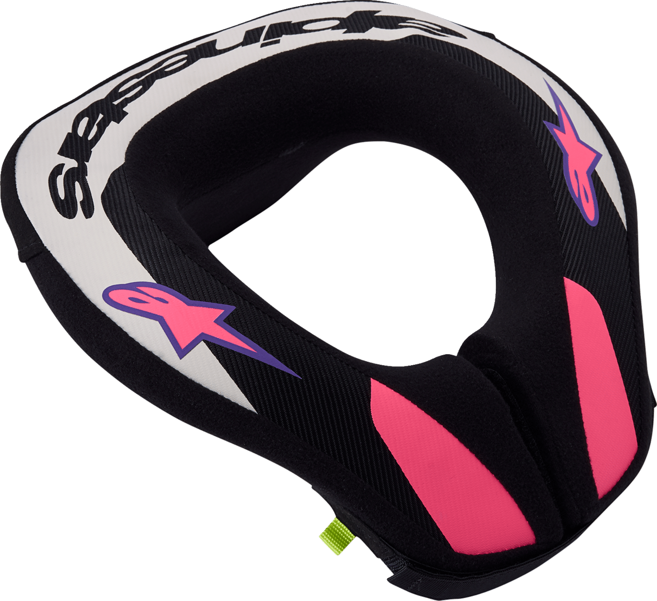 ALPINESTARS - 67410181568LXL - Youth Sequence Neck Roll - Black/Light Gray/Purple - L/Xl