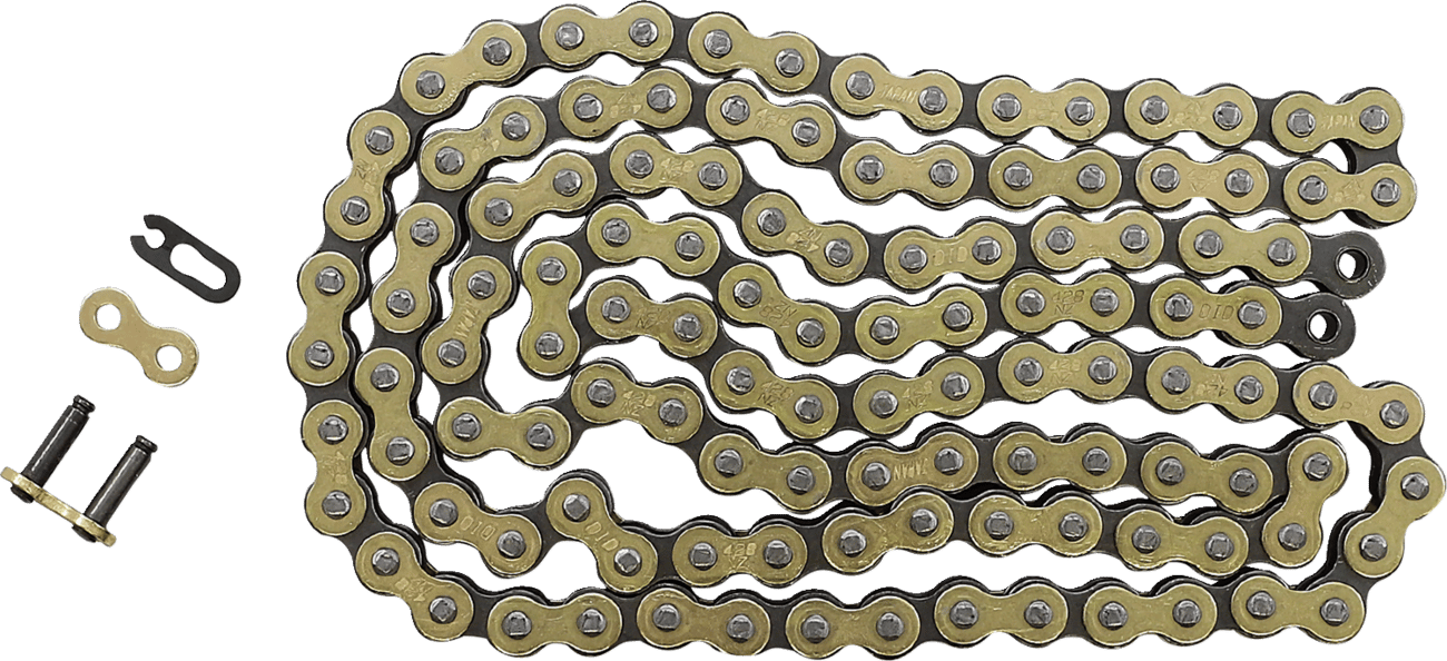 DID - 428NZGX120RB - 428 Nz - High Performance Drive Chain - 120 Links - Gold