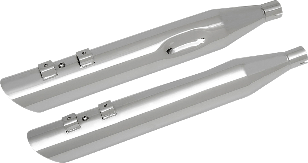 DRAG SPECIALTIES Slashdown Slip-On Mufflers Slip-On Exhaust - 18011189