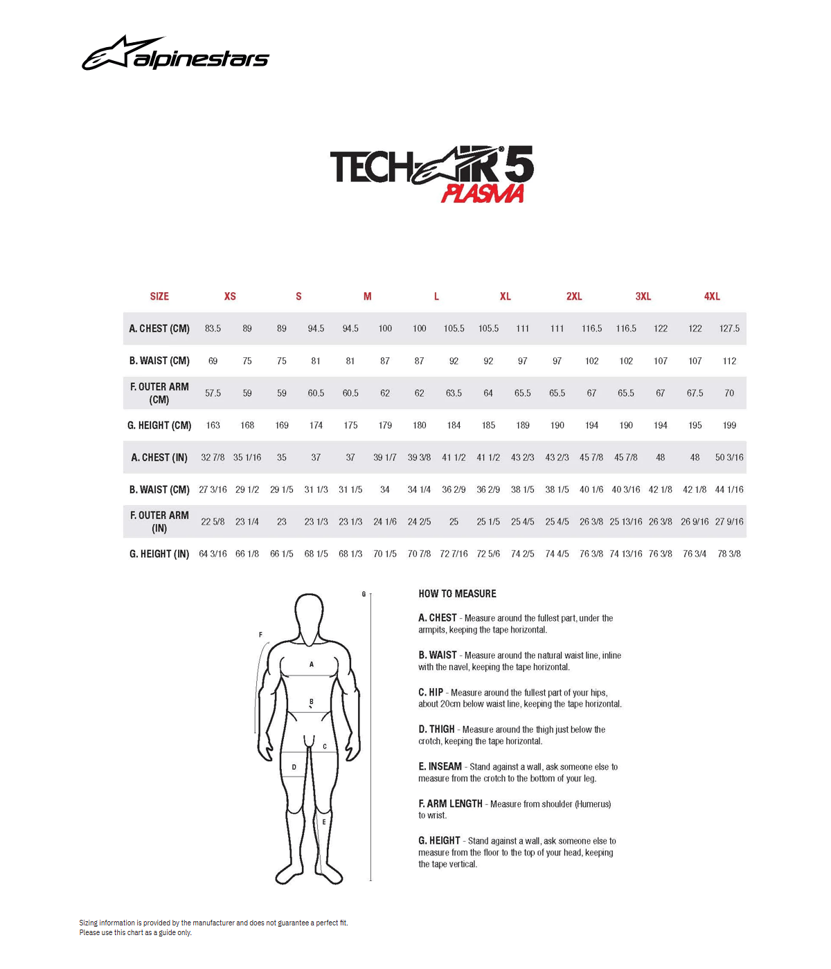 ALPINESTARS TECH-AIR Tech-Air® 5 Plasma System