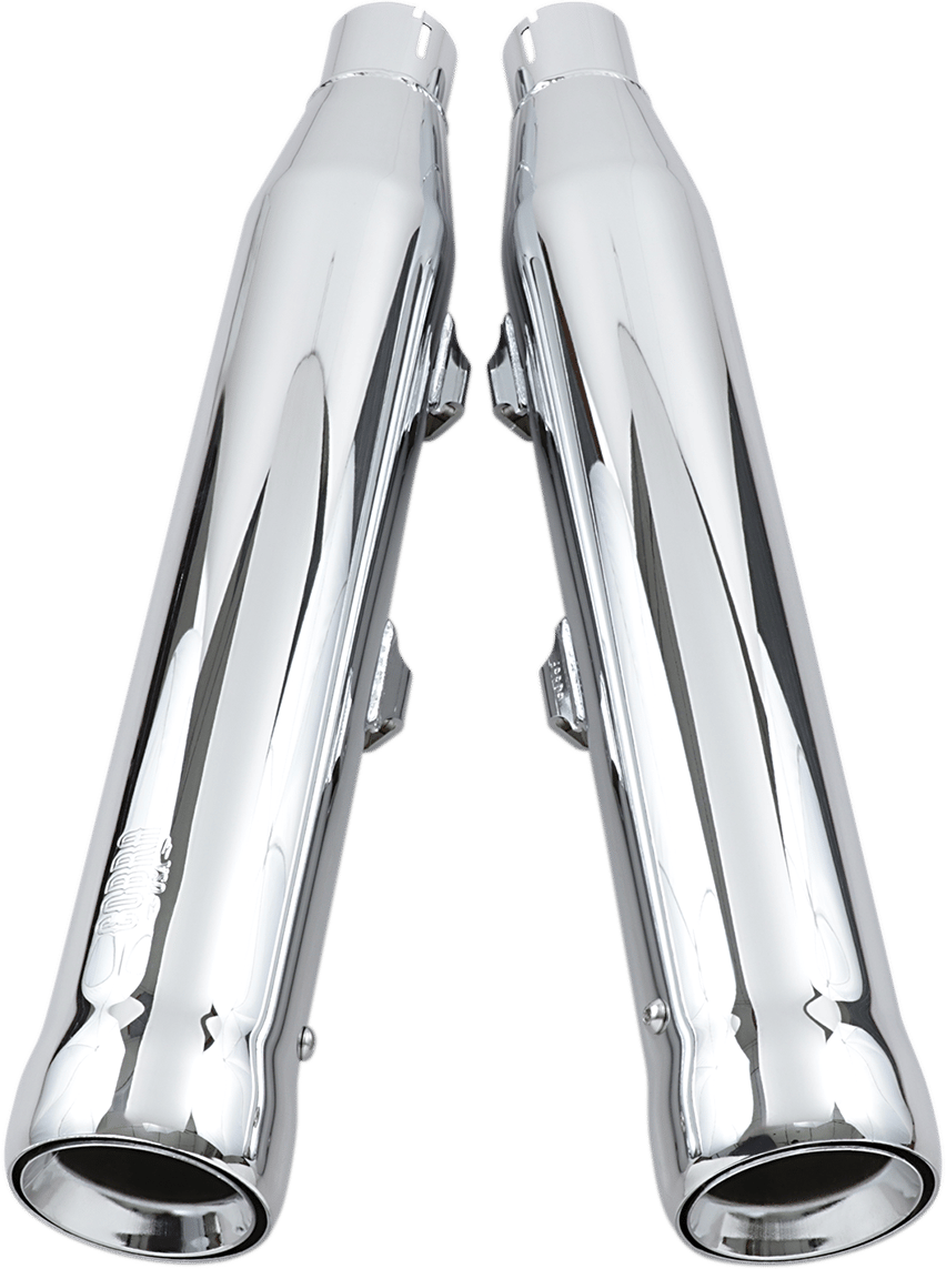 COBRA - 6086 - Neighbor Hater Slip-On Mufflers - 3" - Xl - Chrome