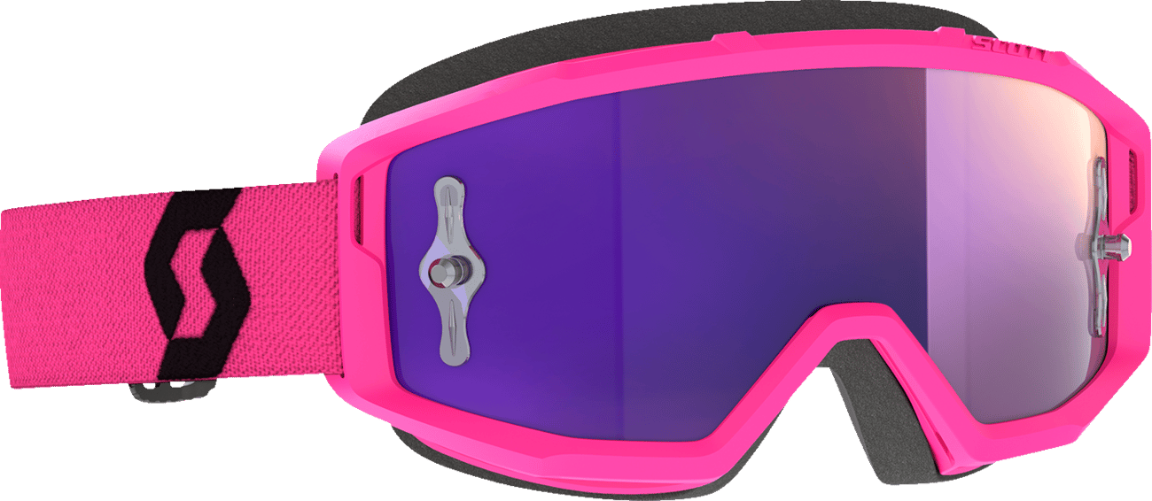 SCOTT - 2785971665281 - Primal Goggle - Pink/Black - Purple Chrome Works Lens